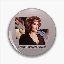 Gillian Anderson Renaissance Pin