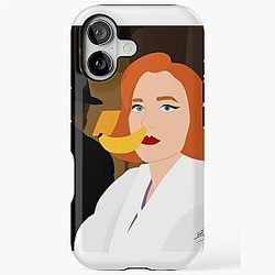 Gillian Anderson Banana iPhone Tough Case