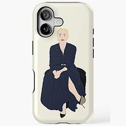 2021 Gillian Anderson - Stella, Saging Boobs, iPhone Tough Case