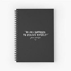 Be yourself - Gillian Anderson Notebook
