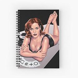 Gillian Anderson ESP Spiral Notebook