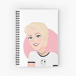Gillian Anderson - Facts Spiral Notebook