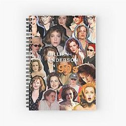 Gillian Anderson in the Spiral Notebook
