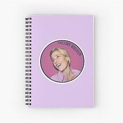 Gillian Anderson Spiral Notebook
