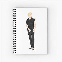 Gillian Anderson - Critics Choice Awards 2021 Spiral Notebook