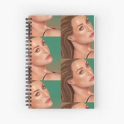 Gillian Anderson Spiral Notebook