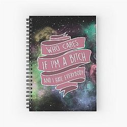 Gillian Anderson Spiral Notebook