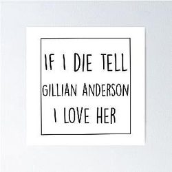 Gillian Anderson Poster