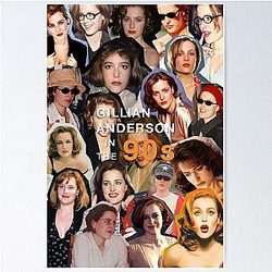 Gillian Anderson & the 90s Poster