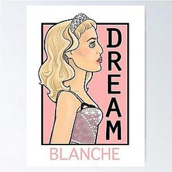 Gillian Anderson - Blanche Poster
