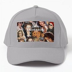 Gillian Anderson in 90s Baseball Cap