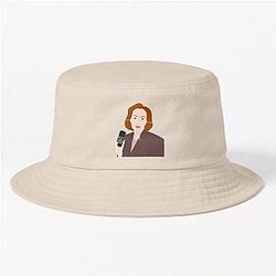 Gillian Anderson as Dana Scully BTS photo Bucket Hat