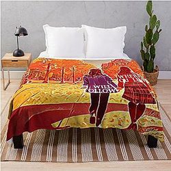 Where You Lead I Will Follow - The Girls Walking in Autumn - Gilmore Throw Blanket