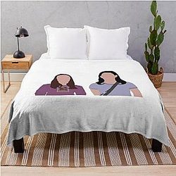 Rory and Lorelai Gilmore Throw Blanket