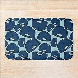 Luke’s Gilmore Cap Pattern Coffee Coffee Coffee Diner Bath Mat