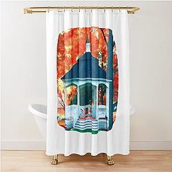 Stars Hollow Gazebo IV - Gilmore Shower Curtain