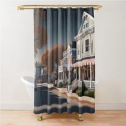 Coffee Chronicles: Lorelai’s Legacy Shower Curtain