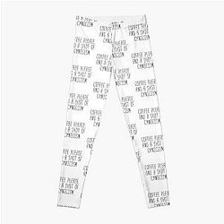 Coffee And Cynicism Gilmore Quote Leggings