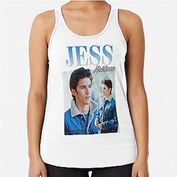Jess Tee Vitage Retro Style Racerback Tank Top