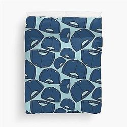 Luke’s Gilmore Cap Pattern Coffee Coffee Coffee Diner Duvet Cover