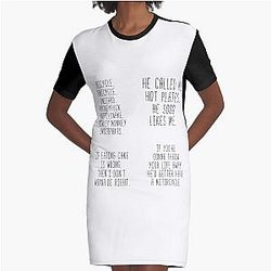 Monkey Monkey Underpants Sticker Pack Graphic T-Shirt Dress