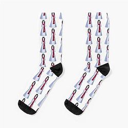 Lorelai and Rory's Bjork Snowman Socks