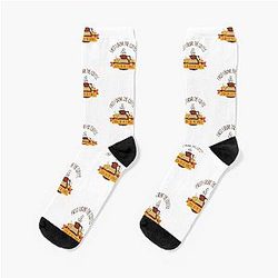 First I Drink the Coffee - Then I Do the Things - Coffee Jar - White - Gilmore Socks