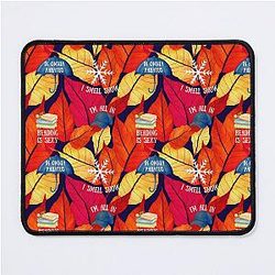 Autumn Leaves and Quotes - Pattern - Gilmore Mouse Pad