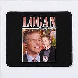 Logan Huntzberger Signature Vintage Retro Style Mouse Pad