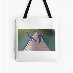 Luke and Jess  All Over Print Tote Bag