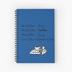Live like Gilmore Girls Spiral Notebook