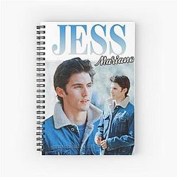 Jess Tee Vitage Retro Style Spiral Notebook