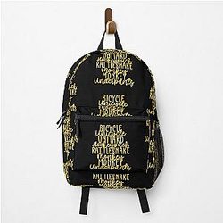 Monkey Monkey Underpants Fan Quote Yellow Backpack