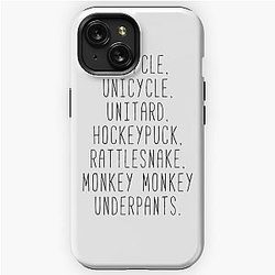 Monkey Monkey Underpants Fan Quote iPhone Tough Case