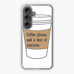 Gilmore Girl Coffee Cynicism Quote Samsung Galaxy Soft Case