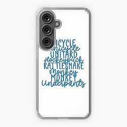 Monkey Monkey Underpants Blue Fan Quote Samsung Galaxy Soft Case