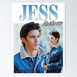 Jess Tee Vitage Retro Style Poster