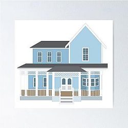 Lorelai and Rory's House Poster