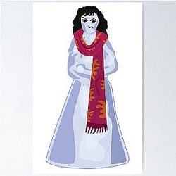 Lorelai and Rory's Bjork Snowman Poster