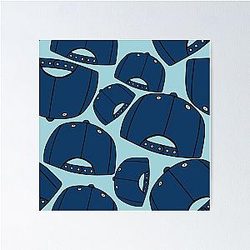 Luke’s Gilmore Cap Pattern Coffee Coffee Coffee Diner Poster