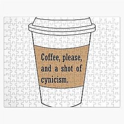 Gilmore Girl Coffee Cynicism Quote Jigsaw Puzzle