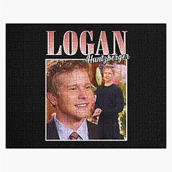 Logan Huntzberger Signature Vintage Retro Style Jigsaw Puzzle