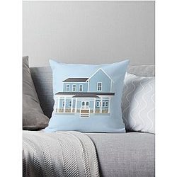 Lorelai and Rory's House Throw Pillow