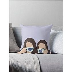 Lorelai and Rory Gilmore - Where you lead, I will follow Throw Pillow