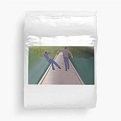 Luke and Jess  Duvet Cover