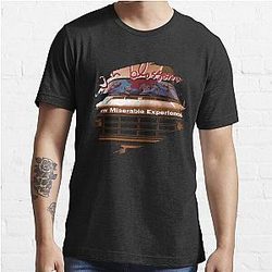 Man Round Neck Short Sleeve  Gin Blossoms New Miserable Experience Logo Cotton Tee Essential T-Shirt