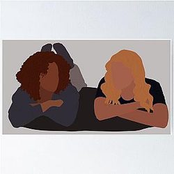 Ginny and Georgia lying on a bed fighting the basis of the Netflix Poster
