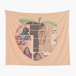 Ginny and Georgia Peach Tapestry
