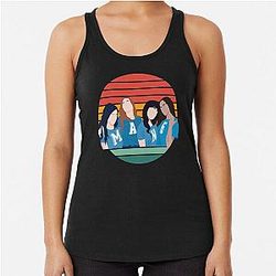 Ginny and Georgia girls retro style Racerback Tank Top