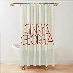 Ginny and Georgia Logo Shower Curtain